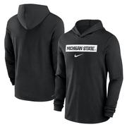 Michigan State Nike Dri-Fit Lightweight Hoodie Top